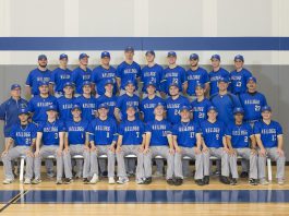 Group photo of KCC's 2019 baseball team.