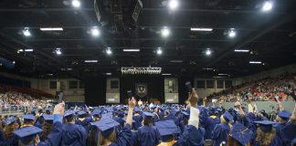 Picture from graduation commencement.