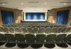 Panoramic view of the auditorium of Kellogg Community College’s Davidson Visual and Performing Arts Center.