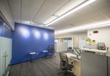 Panoramic view of the RMTC lobby that was newly renovated,