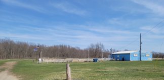 The Branch County Saddle Club arena.