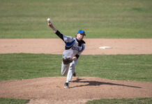 Mens baseball pitcher