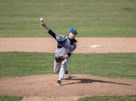 Mens baseball pitcher