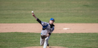 Mens baseball pitcher