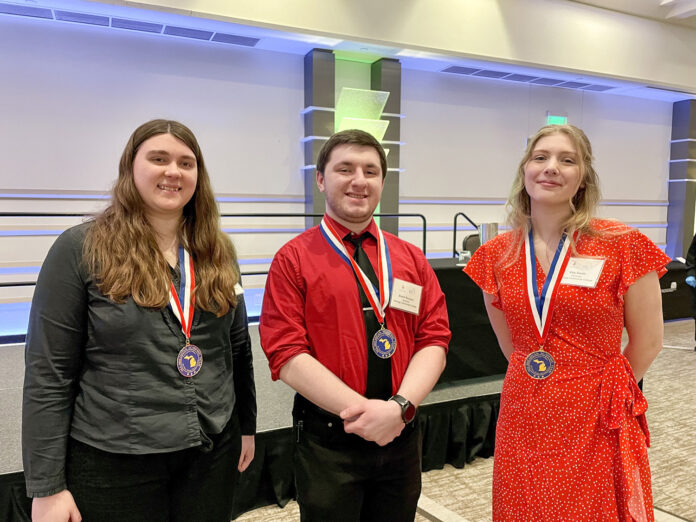 Raylene Bosier, Brent Runyon and Ella Smith.